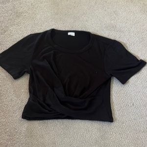 Aritzia Wilfred Free Black Tee